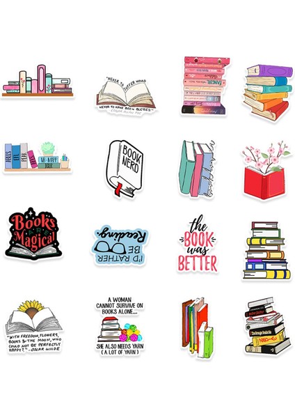 25'li Su Geçirmez Opak Sticker Seri : 6 indirimleri