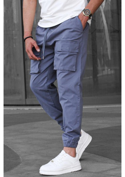 Füme Kargo Cep Erkek Jogger Pantolon 6812