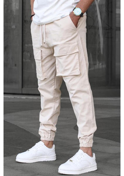 Bej Kargo Cep Erkek Jogger Pantolon 6812 fiyatları