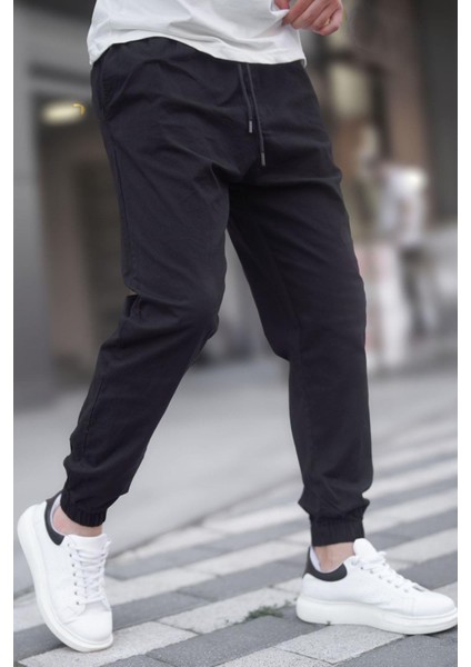 Siyah Relaxed Jogger Pantolon 6853 fiyatları