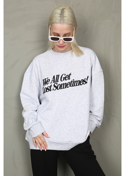 Karmelanj Baskılı Sweatshirt MG1901