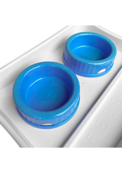 Kedi/Köpek Lüks Mama Seti Mavi modelleri