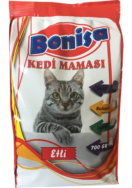 Etli Kedi Maması 700 gr