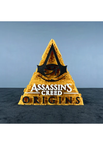 Assassin's Creed Origins Siyah Göz Logo Figür - Yüksek Kalite Figür