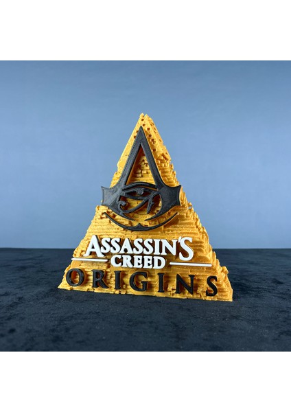 Assassin's Creed Origins Siyah Göz Logo Figür - Yüksek Kalite Figür