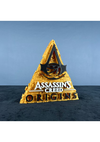 Assassin's Creed Origins Siyah Göz Logo Figür - Yüksek Kalite Figür