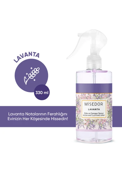 Lavanta Oda Kokusu ve Çamaşır Parfümü 330 ml