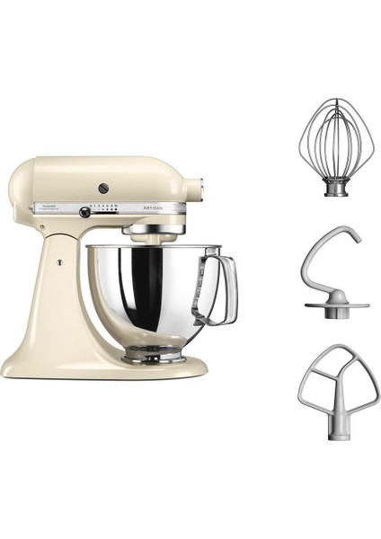 Kitchenaid 5KSM125EAC Artisan 4.8 Lt Mutfak Şefi - Almond Cream