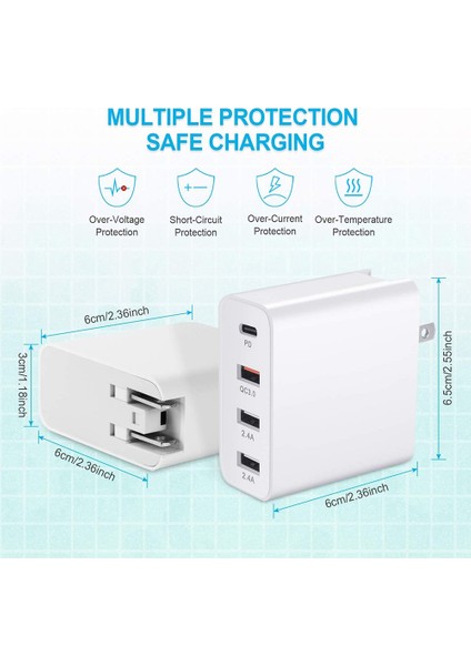 20W Ingiltere Tak 48W 4 USB Tip C Hızlı Şarj 3.0 Güç Adaptörü iPhone 13 12 11 Pro Xr x Xs Max 8 iPad Hızlı Şarj Duvar Seyahat Pd Şarj Cihazı (Yurt Dışından) fiyatları