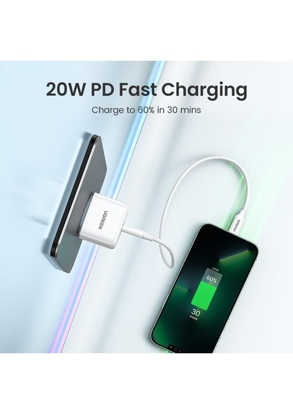 Ab 20W Beyaz C-L Ugreen USB Tip C Şarj Aleti 20W Pd iPhone Için Hızlı Şarj Cihazı 14 13 12 Hızlı Şarj 4.0 30 Xiaomi Huawei Pd Şarj Cihazı Için Telefon Şarj Cihazı (Yurt Dışından) fırsatları