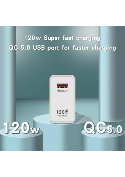 Ingiltere Tak 120W Hızlı Şarj Adaptörü Xiaomi Civi 12S Ultra 12 Lite Redmi Not 11 9 Pro K50 Poco C40 Huawei Samsung Oneplus USB Şarj Cihazı (Yurt Dışından) fırsatları