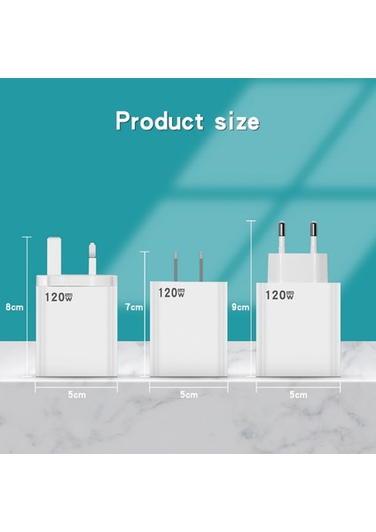 Ingiltere Tak 120W Hızlı Şarj Adaptörü Xiaomi Civi 12S Ultra 12 Lite Redmi Not 11 9 Pro K50 Poco C40 Huawei Samsung Oneplus USB Şarj Cihazı (Yurt Dışından) indirimleri