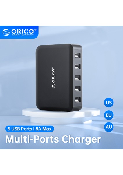 Ingiltere Tak Dhe Pembe Orıco Çok Bağlantı Noktalı USB Şarj Istasyonu Masaüstü USB Şarj Cihazı iPhone Samsung Xiaomi Huawei Için Ev Ofis Masası Şarj Istasyonu (Yurt Dışından) fiyatları