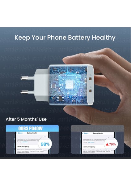 Ingiltere 40W Hızlı Şarj USB C Şarj Cihazı iPhone 13 12 11 Pro Max Qc3.0 Çift Pd 20W Tip C Güç Adaptörü Samsung Huawei Xiaomi Için (Yurt Dışından) modelleri