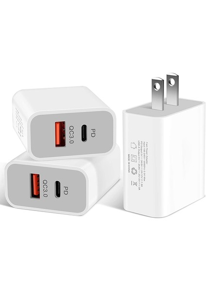 1m C2L PD20W Tip C Hızlı Şarj Adaptörü iPhone 11 12 Pro Max Qc 3.0 Abd Ab Au Ukplug Seyahat Duvar Şarj Cihazı Xiaomi Huawei Samsung Için (Yurt Dışından) fırsatları