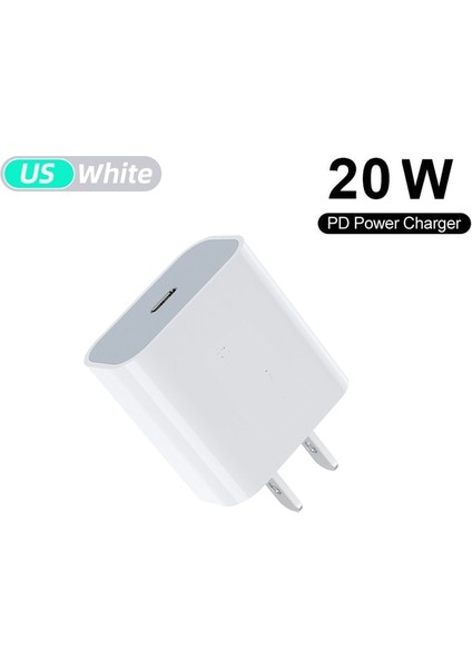 20W Abd Tak 20W 18W Pd USB C Şarj Cihazı Iphone 13 12 Pro Max 11 14 Xs Xr Mini Hızlı Şarj Cihazı Tip C Qc 3.0 Hızlı Şarj Kablosu Telefon Şarj Cihazı (Yurt Dışından)