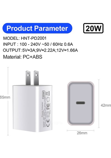 Ab Tak Tip C Bağlantı Noktası Siyah 20 W Pd USB C Şarj Cihazı iPhone x 7 8 9 13 Pro Max 12 Mini 11 Hızlı Şarj Cihazı Tip C Samsung Xiaomi 11 Hızlı Şarj Adaptörü (Yurt Dışından) fiyatları