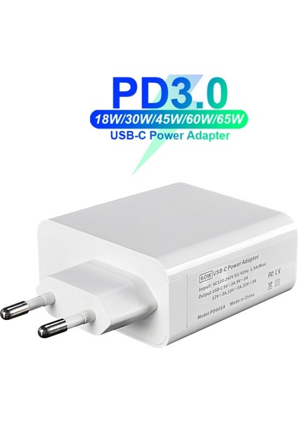 65W Ingiltere 65W 60W 45W 30W 18W Usb-C Güç Adaptörü 3A Kablo Pd/qc3.0 Şarj Cihazı MacBook Xiaomi Huawei Iphone/ipad Pro S9/10 ile C-C Kablo (Yurt Dışından) fırsatları