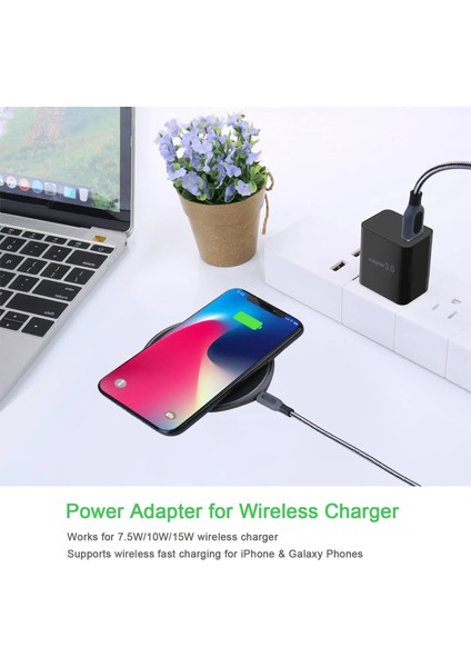 Siyah Abd Hızlı Şarj 3.0 4.0 USB Şarj Cihazı Qc 18W Hızlı Şarj Adaptörü Seyahat Duvar Telefonu Fişi iPhone Samsung Xiaomi Kablosuz Şarj Cihazları (Yurt Dışından) fiyatları