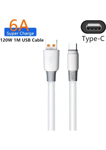 1m Tip C Beyaz Gan 120W USB Şarj Cihazı Hızlı Şarj Qc 5.0 Tip C Hızlı Şarj iPhone Xiaomi Huawei Samsung ipad Oneplus Oppo Google Adaptörü (Yurt Dışından)