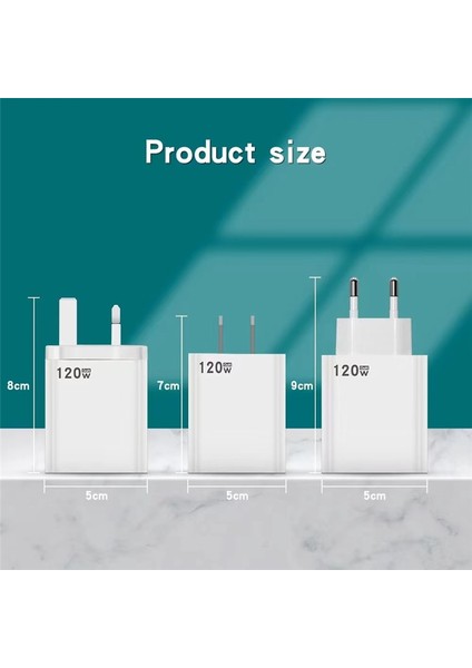 1m Tip C Beyaz Gan 120W USB Şarj Cihazı Hızlı Şarj Qc 5.0 Tip C Hızlı Şarj iPhone Xiaomi Huawei Samsung ipad Oneplus Oppo Google Adaptörü (Yurt Dışından) modelleri