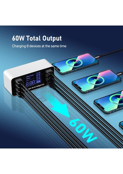 Ingiltere Tak ASA9J 40W Qc Pd 60W 8 Bağlantı Noktalı Hızlı Şarj 3.0 USB Şarj Cihazı Tip C Pd 20W Hızlı Şarj Istasyonu USB C iPhone Şarj Cihazı 13 12 Xiaomi Telefon Adaptörü (Yurt Dışından) fırsatları