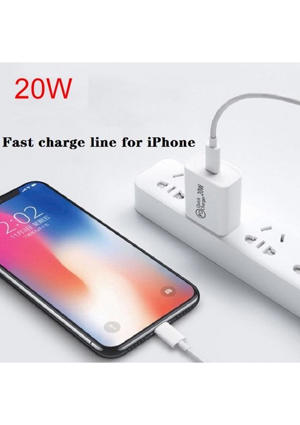 1m C2L USB C Duvar Şarj Cihazı, 20W Hızlı Şarj Bloğu, Pd Bağlantı Noktası Çift 20W, iPhone 13/12 Pro Max Için Güç Adaptörü, Galaxy S21 Xiaomi (Yurt Dışından) fırsatları