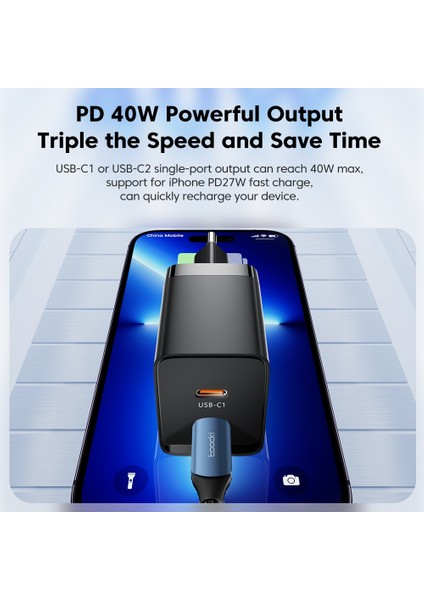 67W Ab B Kablo ile Toocki Gan USB Şarj Cihazı 40W Pd USB Tip C Şarj Cihazı Xiaomi 12 iPhone 13 14 Pro Realme Qc 3.0 Tip C Hızlı Hızlı Şarj Adaptörü (Yurt Dışından) indirimleri