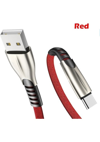 USB C Kablosu Kırmızı USB Araba Şarjı Hızlı Şarj 3.0 Xiaomi Redmi Için Not 5 6 7 8 8t Pro 5A 6A 7A 8A Redmi S2 Go K20 K30 Hızlı Cep Telefonu Şarj Cihazı (Yurt Dışından)
