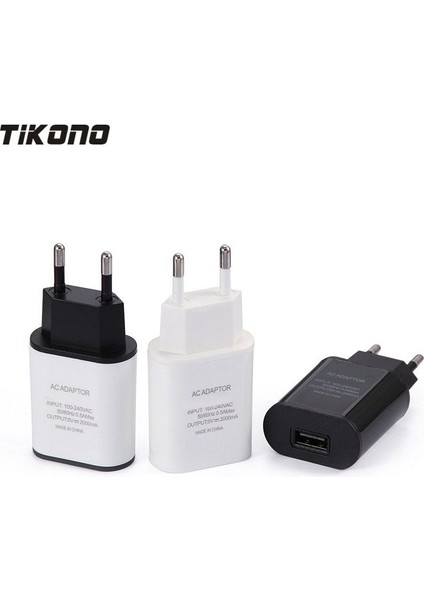 Beyaz En Kaliteli 5 V 2A Ab Tak USB Hızlı Şarj Cihazı Cep Telefonu Duvar Seyahat Güç Adaptörü iPhone 6 6 S 7 Artı Samsung S7EDGE Xiaomi (Yurt Dışından) fırsatları