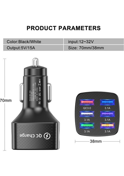 Beyaz 2pd 2usb Tkey USB Pd Hızlı Araç Telefonu Şarj Cihazı iPhone 13 12 Mini Pro Max Huawei Xiaomi Cep Telefonu Hızlı Şarj Tipi C Qc 3.0 Şarj (Yurt Dışından) indirimleri