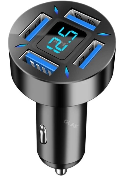 4usb Olaf 66W USB Araç Şarj Cihazı Hızlı Şarj Hızlı Şarj 3.0 Pd 20W iPhone 14 13 Için Xiaomi Huawei Samsung 4 Bağlantı Noktalı Usb-C Şarj Cihazları (Yurt Dışından)