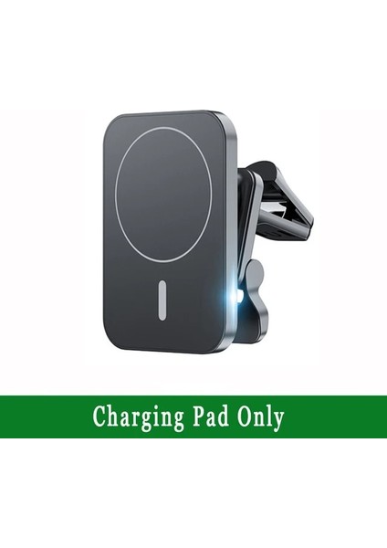 Md2 Siyah Kablo Yok 30W Araç Manyetik Kablosuz Şarj Cihazı iPhone 13 12 Pro Max Mini Hızlı Kablosuz Şarj Istasyonu Araç Şarj Cihazı Telefon Tutucu Standı (Yurt Dışından)