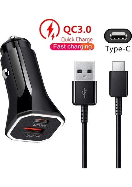 1 M Tip C Kablo iphone Telefon Adaptörü 20 W Pd Araç Şarj Cihazı Qc 3.0 Hızlı Şarj Tip C USB Kablosu Samsung Galaxy S8 S20 S22 Ultra A51 A73 5g (Yurt Dışından) fiyatları
