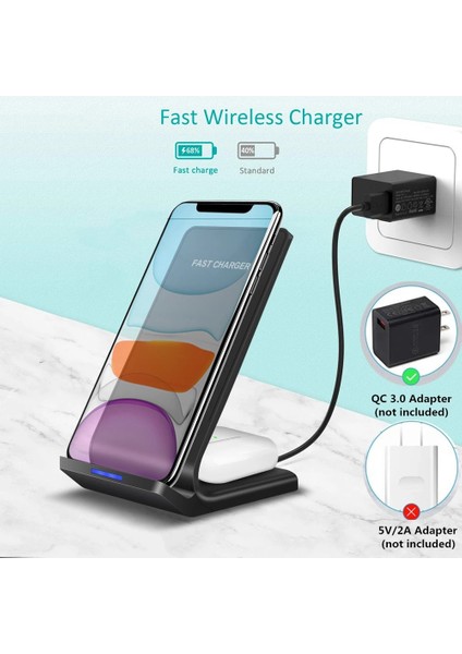 10W Mikro USB ile Fdgao 30W Hızlı Kablosuz Şarj Cihazları iPhone 14 13 12 11 8 x Xs Xr Samsung S21 S20 S10 Xiaomi 11 Indüksiyon Hızlı Şarj Cihazı (Yurt Dışından) fırsatları