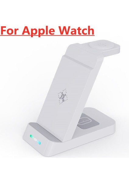 B20-W Apple 100W 3'ü 1 Arada Kablosuz Şarj Cihazı Standı Hızlı Şarj Istasyonu iPhone 11 12 13 14 Samsung S22 S21 Galaxy Apple Watch 8 7 6 (Yurt Dışından)