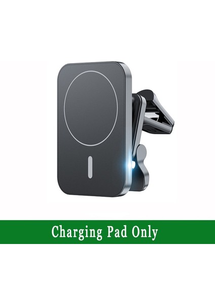 Md2 Siyah Kablo Yok 30W Araç Manyetik Kablosuz Şarj Cihazı iPhone 13 12 Pro Max Mini Hızlı Kablosuz Şarj Istasyonu Araç Şarj Cihazı Telefon Tutucu Standı (Yurt Dışından)