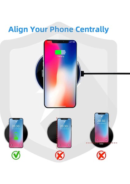 15W Beyaz 30W Kablosuz Şarj Aleti Pedi iPhone 14 13 12 11 Xs Xr 8 Samsung S22 S21 Tip C Indüksiyon Hızlı Şarj Istasyonu Telefon Şarj Cihazları (Yurt Dışından) indirimleri