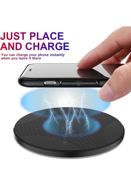 Kırmızı Kablo ile 30W Kablosuz Şarj Cihazı iPhone 13 12 11 x Xr Xs Hızlı Kablosuz Şarj Standı Için Samsung Xiaomi Huawei Telefon Şarj Cihazı Kablosuz (Yurt Dışından) fırsatları