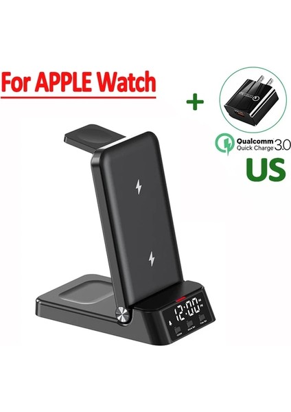 iPhone Için Abd 100W 4'ü 1 Arada Kablosuz Şarj Cihazı Katlanabilir iPhone 14 13 12 11 Samsung Galaxy Apple Watch 7/6 Hızlı Şarj Istasyonu Istasyonu (Yurt Dışından)