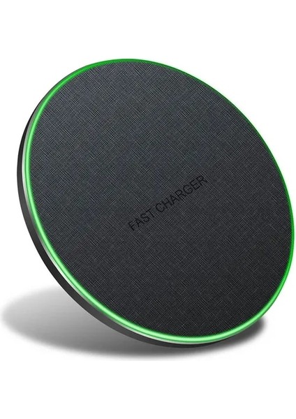 Siyah Kablosuz Şarj Pad 15W Hızlı Şarj Samsung S20 S10 Not 10 20 iPhone 13 12 11 Pro Xs Max Xr x 8 Artı Xiaomi 10 9 Pro (Yurt Dışından)