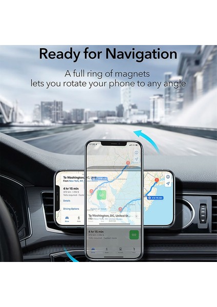 Siyah 30W Manyetik Kablosuz Araç Şarj Cihazı iPhone 14 13 12 Pro Max Mini Otomatik Hizalama Hava Firar Telefon Hızlı Şarj Montaj Tutucu (Yurt Dışından) modelleri
