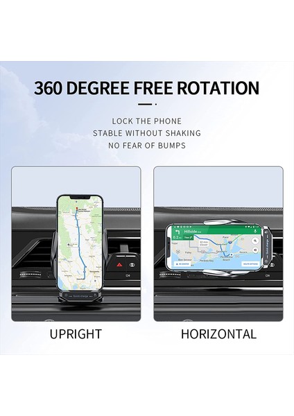 Kırmızı Sucker ile 100W Kablosuz Şarj Cihazı Araç Telefonu Tutucu Hızlı Şarj iPhone 14 13 12 11 Pro Xiaomi Samsung Manyetik Araba Kablosuz Şarj Aletleri (Yurt Dışından) fırsatları