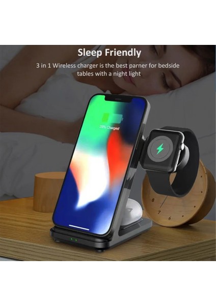 Apple Watch Için Ab 30W 3'ü 1 Arada Kablosuz Şarj Standı Samsung/apple Watch Için Hızlı Şarj Dock Istasyonu iPhone 13 12 Samsung S21/S20 Şarj Cihazı (Yurt Dışından) modelleri