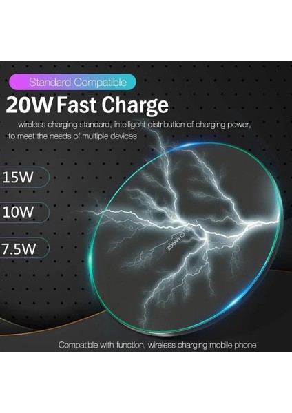 20W Beyaz 30W Kablosuz Şarj Aleti Matı iPhone 14 13 12 11 Pro Max Xs Xr x 8 Hızlı Şarj Pedi Xiaomi 12 11 Samsung S21 S20 S22 Not 20 (Yurt Dışından) fiyatları