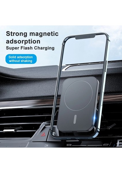 Siyah (Md 2) Kablo Yok Yenı 30 W Manyetik Araç Kablosuz Şarj Cihazı Hava Firar Standı Macsafe iPhone 13 12 Max Pro Araç Telefonu Tutucu Hızlı Şarj Istasyonu (Yurt Dışından) indirimleri