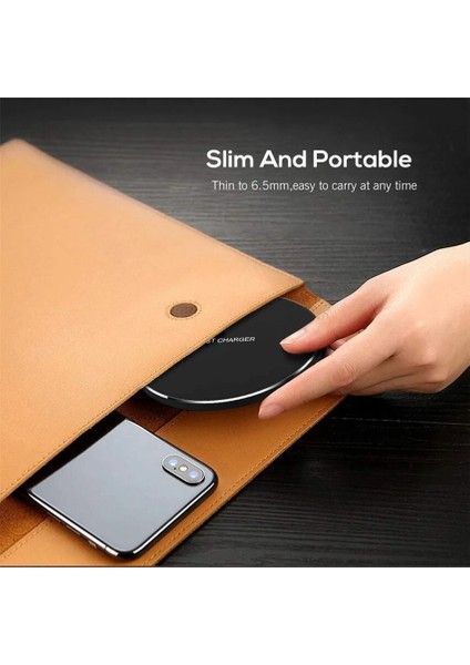 Siyah Kablo ile 60W Kablosuz Şarj Aleti Pedi iPhone 14 13 12 11 Pro Max x Samsung Xiaomi Telefon Şarj Cihazları Indüksiyon Hızlı Şarj Standı Istasyonu (Yurt Dışından) modelleri