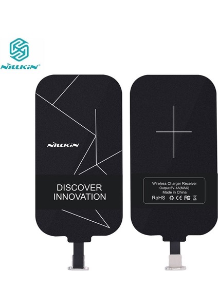 Tip C S Için Nillkin Magic Etiketler Qı Kablosuz Şarj Alıcısı Mikro USB / Tip C Adaptörü iPhone 5s Se 6 6s 7 Artı Samsung S6 S7 Kenar (Yurt Dışından) fiyatları