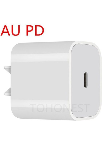 Au 20W Pd Duvar Şarj Cihazı USB C Güç Adaptörü Tip C Ab Abd Ingıltere Au Tak USB Pd Bağlantı Noktası Apple iPhone 14 13 Pro Max 12 11 Pro Xr Xs Max (Yurt Dışından)