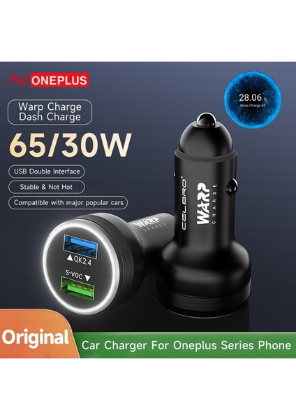 65W Gümüş 65W 30W Araç Şarj Cihazı USB Hızlı Şarj Çözgü Şarjı Oneplus 9r 10 Pro Nord Ce 2 5g 8 7t Pro Dash Cep Telefonu Samsung One Plus (Yurt Dışından) fiyatları